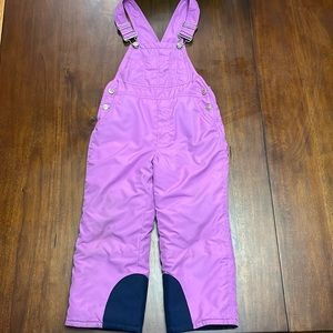 Columbia Girls Overall / Bib Snow Pants Size 4/5